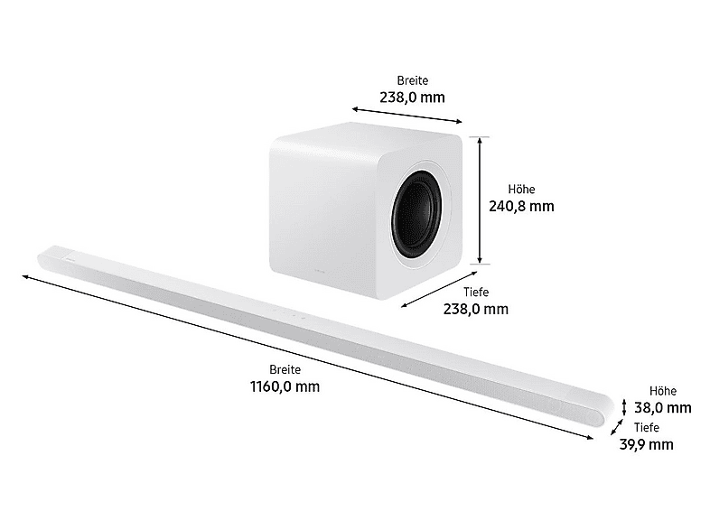 Thumbnail - SAMSUNG HW-S811GD/ZG, Soundbar, Weiß