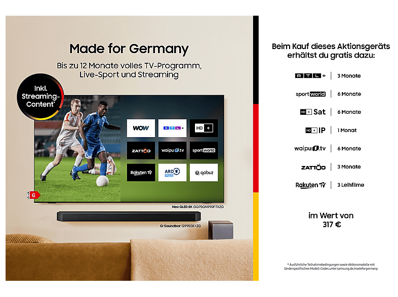 SAMSUNG GQ43Q7F QLED TV Vision AI Smart (Flat, 43 Zoll / 108 cm, UHD 4K, SMART TV)