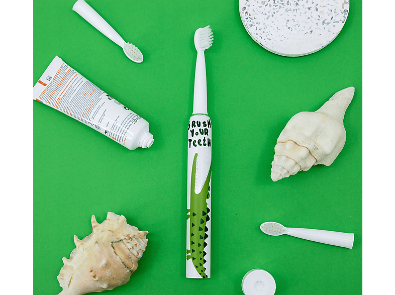 Szczoteczka soniczna dla dzieci INNOGIO GIOsonic Crocodile Zielony – zdjęcie 3