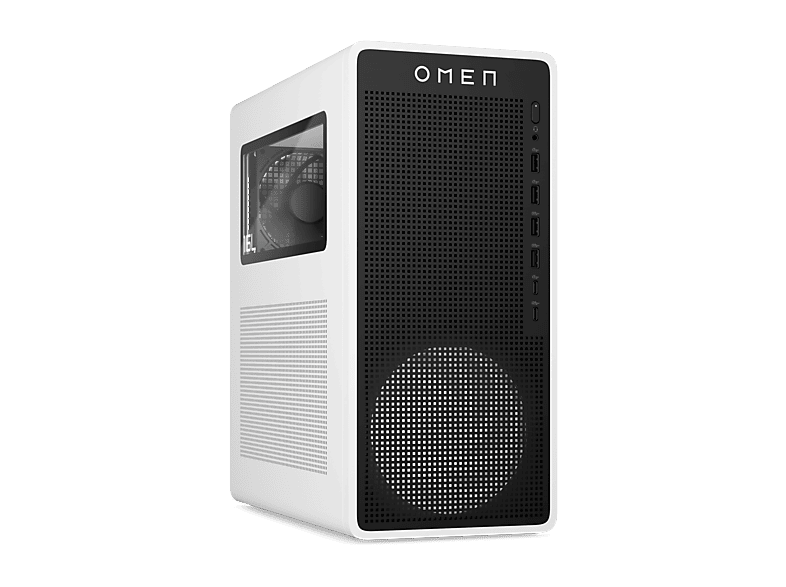 HP Omen16L TG03-0950ng Gaming Desktop, Intel® Core™ Ultra 5 225F, 16 GB RAM, 1000 GB SSD, GeForce RTX™ 5060, Windows 11 Home, Snow White Metal — Foto 5 von 5