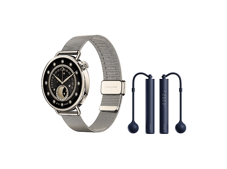 SMARTWATCH XIAOMI Watch S4 41mm + Jump Rope, Durata batteria 192 h, Touchscreen, Compatibile con iOS, Android, GOLD