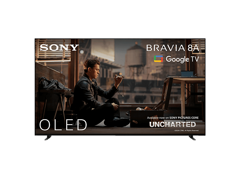 SONY BRAVIA 8A K-55XR8A OLED TV (Flat, 55 Zoll / 139 cm, OLED 4K, SMART TV)
