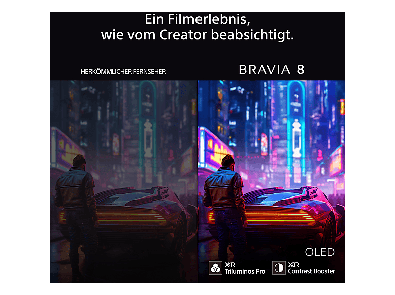 SONY BRAVIA 8A K-65XR8A OLED TV (Flat, 65 Zoll / 164 cm, 4K, SMART TV)