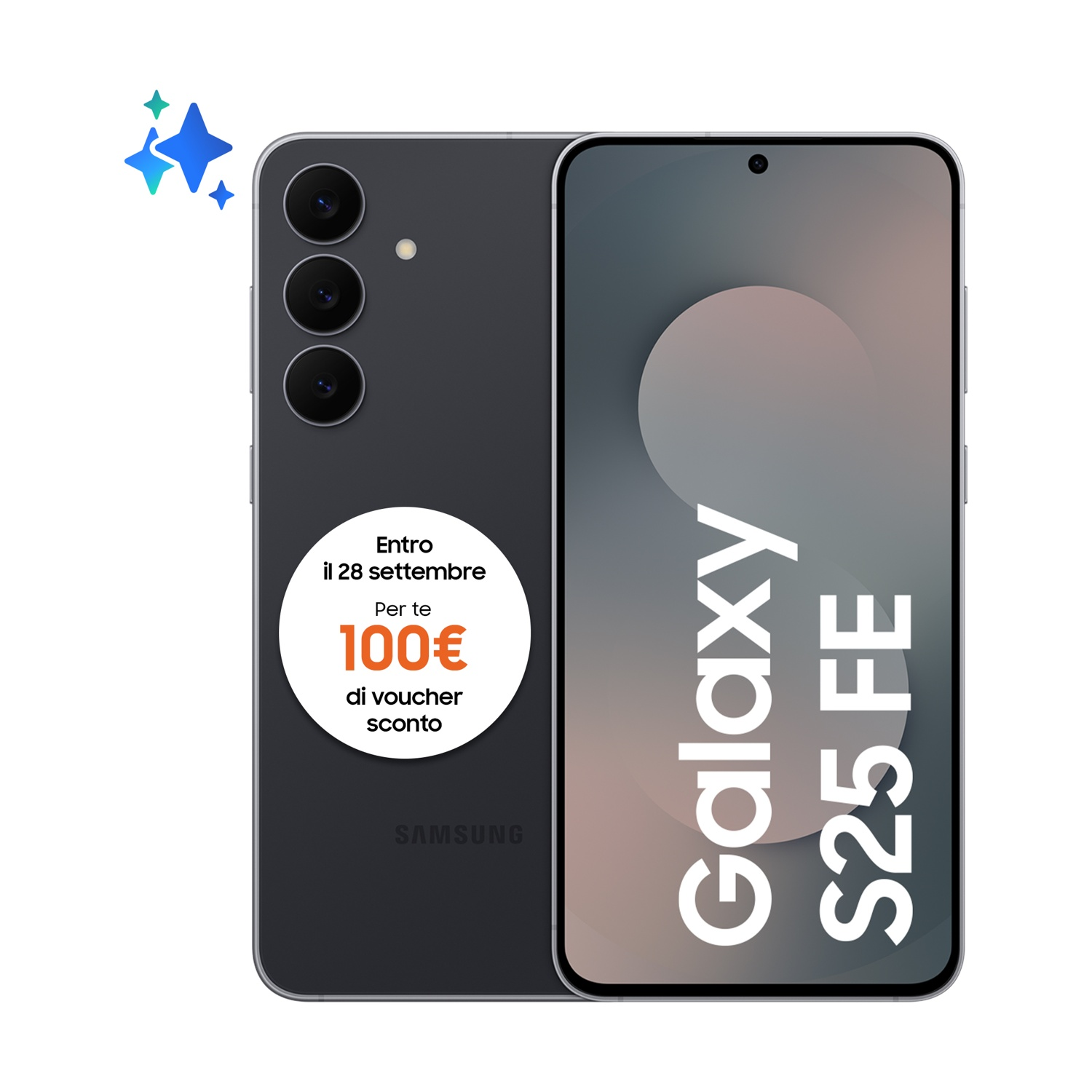 Samsung Galaxy S25 FE 256GB Jetblack – Offerta Supervalutazione Usato Mediaworld