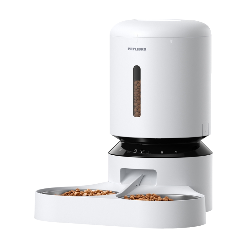 PETLIBRO Granary okos ételadagoló dupla tállal, 5L, fehér