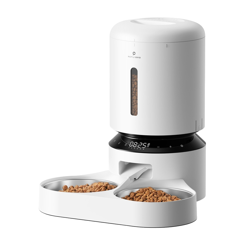 PETLIBRO Granary ételadagoló dupla tállal, 5L, fehér