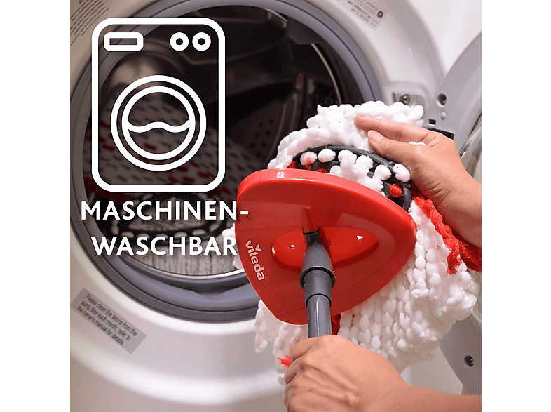 Vileda Turbo EasyWring & Clean Wischmop Komplettset (151153) Wischmopp — Foto 5 von 5