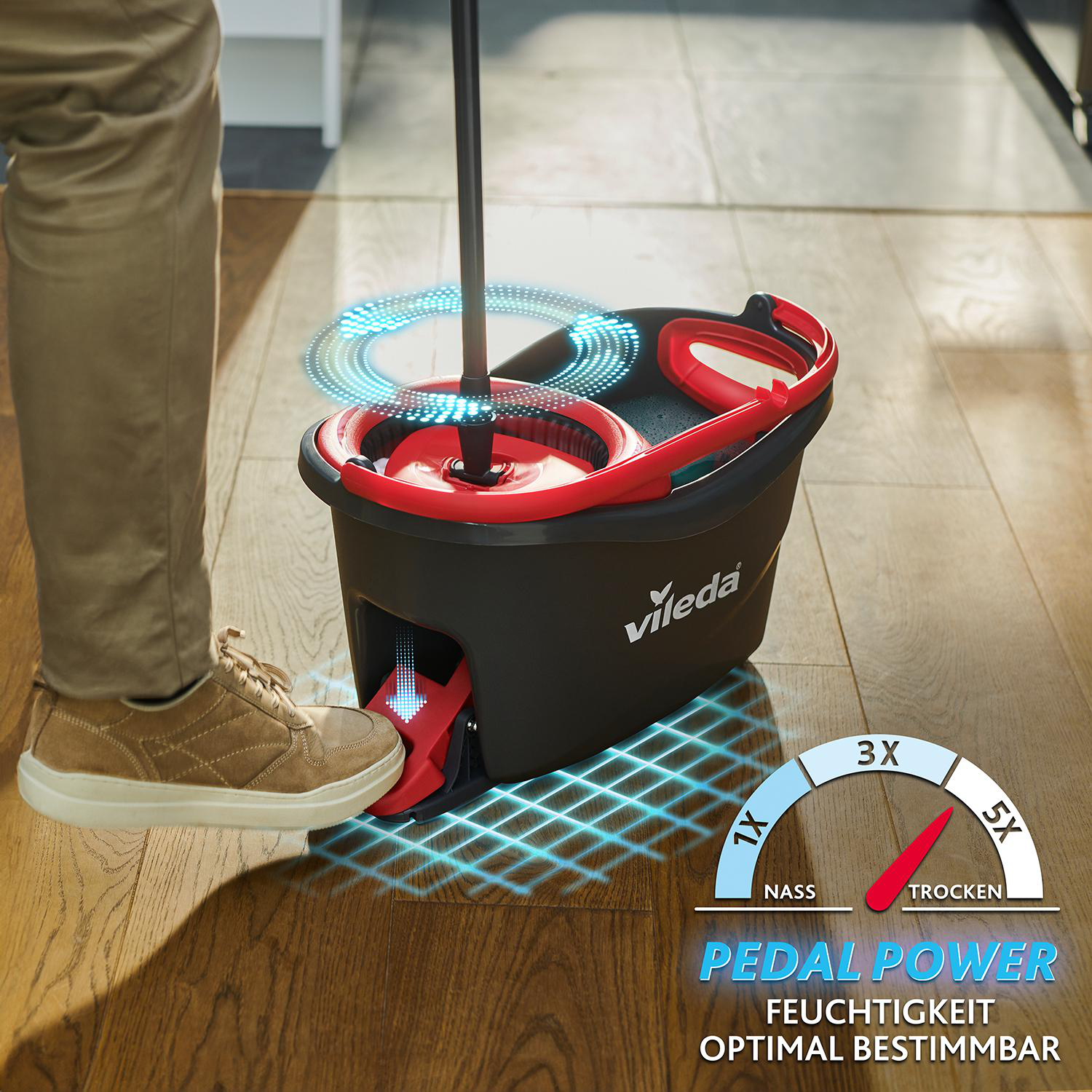 Vileda Turbo EasyWring & Clean Wischset - Mit PowerSchleuder