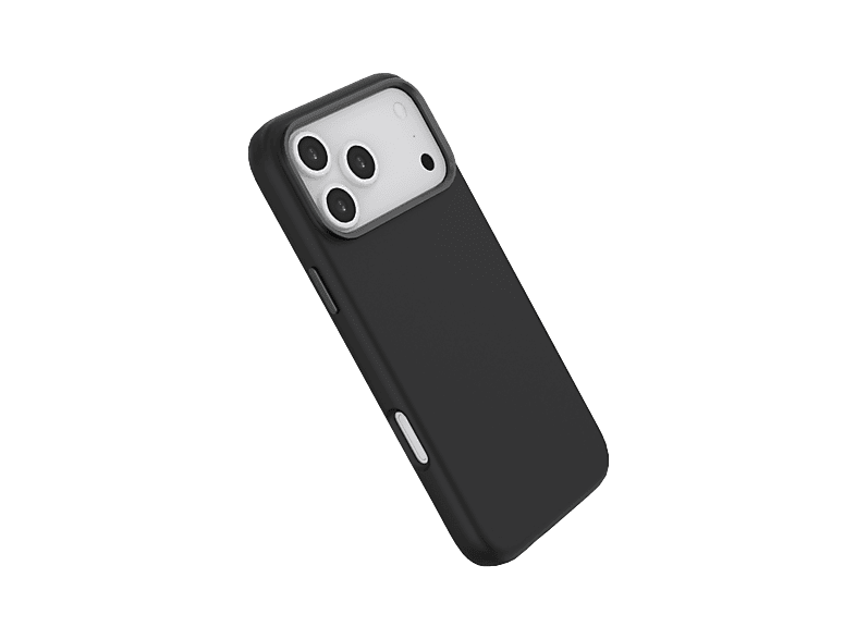 ISY ISC-2369 MagISY Silikon Smartphone Hülle Backcover, für Apple iPhone 17 Pro Max, Schwarz; iPhone Schutzhülle