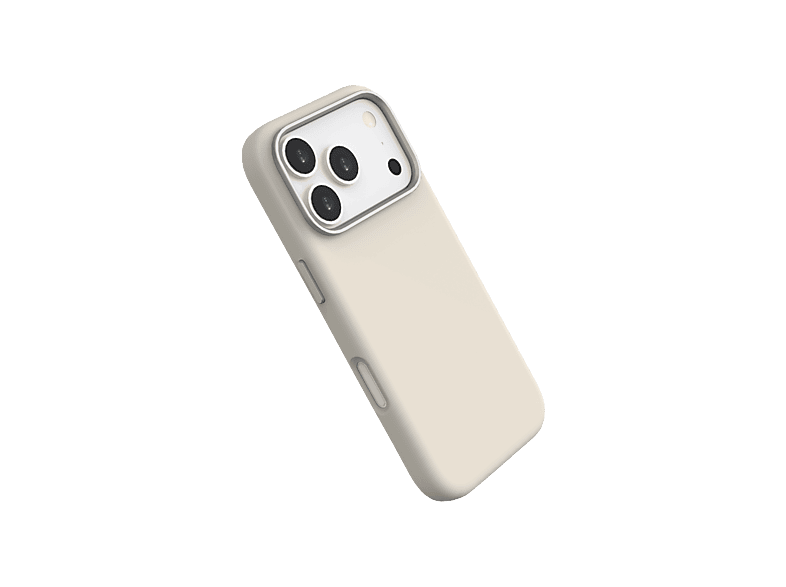 ISY ISC-2375 MagISY Silikon Smartphone Hülle Backcover, für Apple iPhone 17 Pro Max, Creme; iPhone Schutzhülle