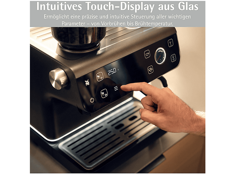 WMF Espresso Pro Siebträgermaschine Stone Grey