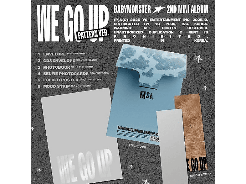 Yg Entertainment Babymonster - We Go Up Cd
