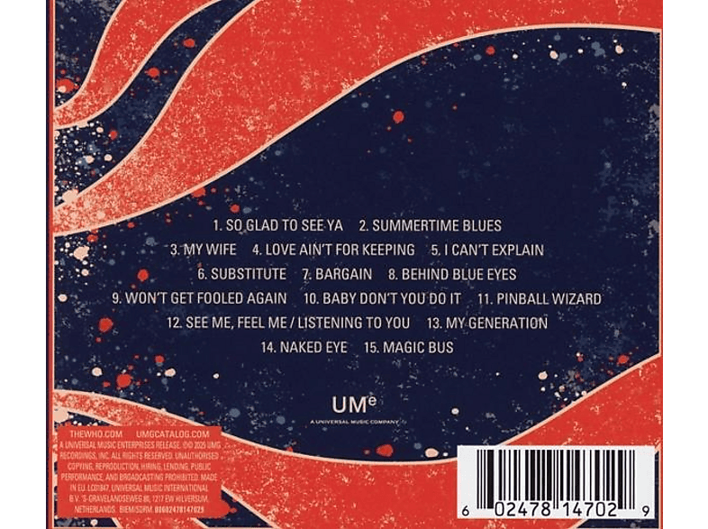 Thumbnail - The Who - Live At Oval 1971 (CD)