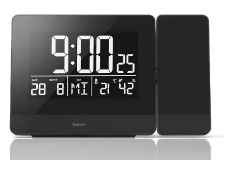 Budzik HAMA Plus Charge 186332 Czarny