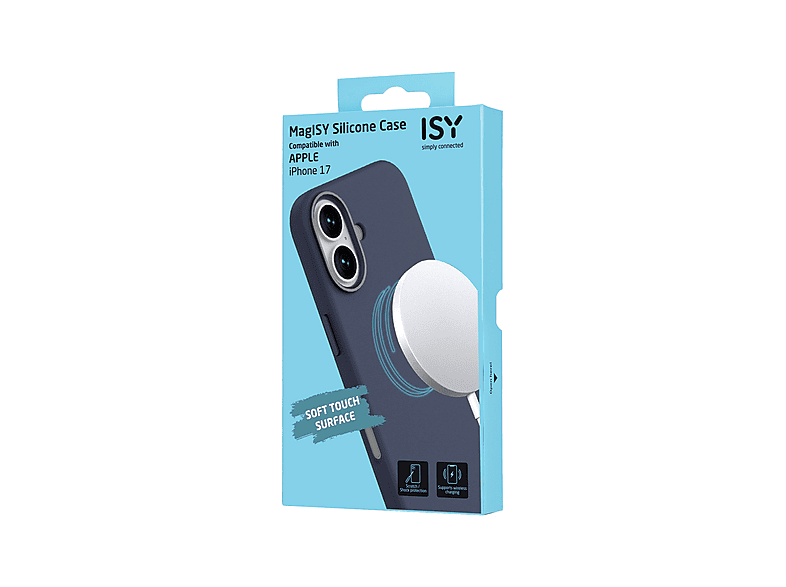 Thumbnail - ISY ISC-2371 Silicon, Backcover, Apple, iPhone 17, Pazifikblau