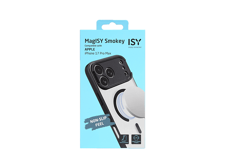 Thumbnail - ISY ISC-2459, Backcover, Apple, iPhone 17 Pro Max, Smokey black