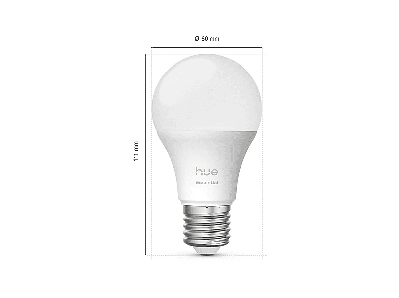 Philips Hue Essential White & Color Ambiance 806 A60 E27 smarte Lampe, 3er Pack; Leuchtmittel — Foto 2 von 5