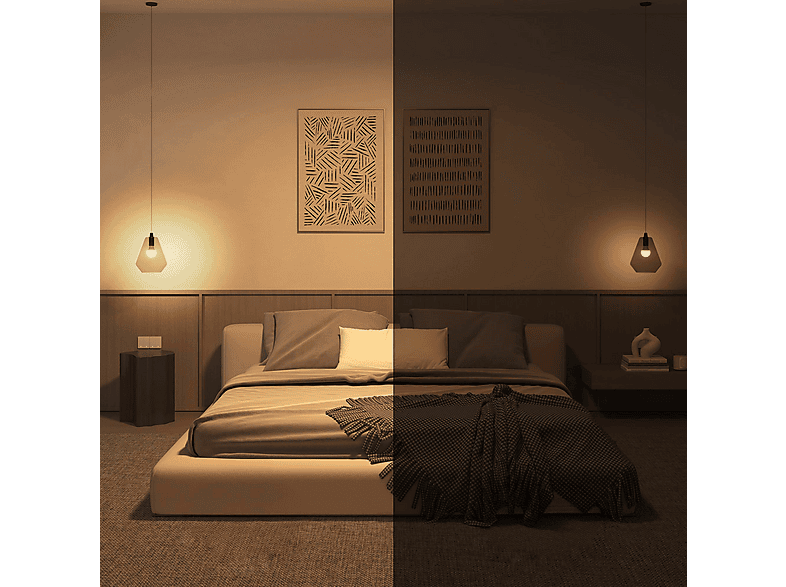 Philips Hue Essential White & Color Ambiance 806 A60 E27 smarte Lampe, 3er Pack; Leuchtmittel — Foto 5 von 5