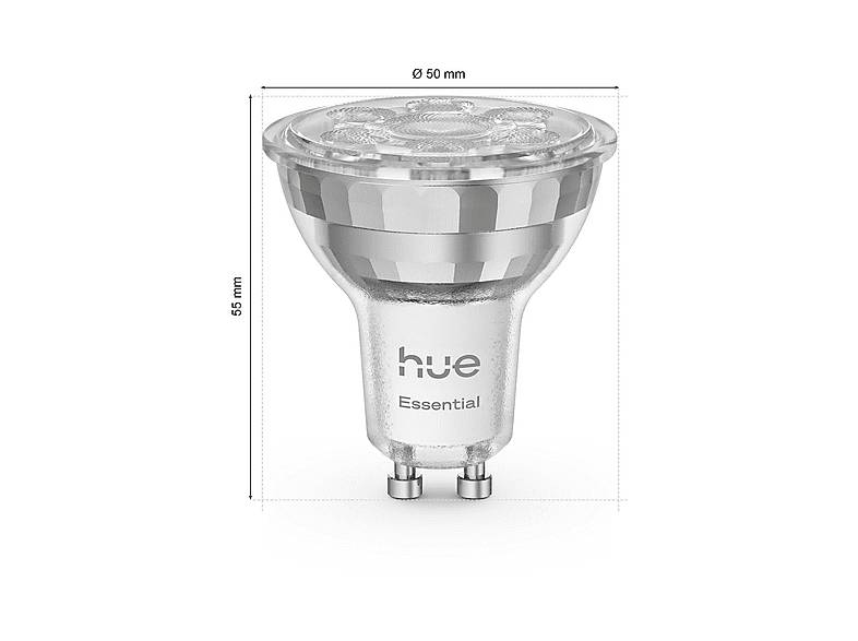 Philips Hue Essential White & Color Ambiance GU10 smarte Lampe, 3er Pack; Leuchtmittel — Foto 2 von 5