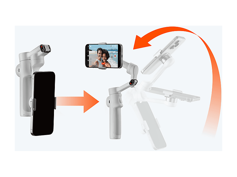 Thumbnail - INSTA360 Flow 2 Ai Tracker Bundle Gimbal, Stone Grey
