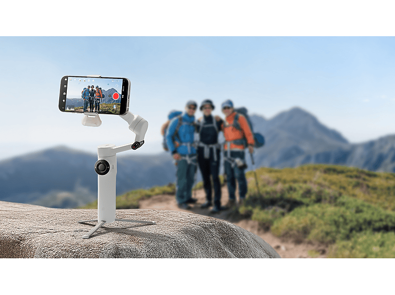 Thumbnail - INSTA360 Flow 2 Ai Tracker Bundle Gimbal, Summit White