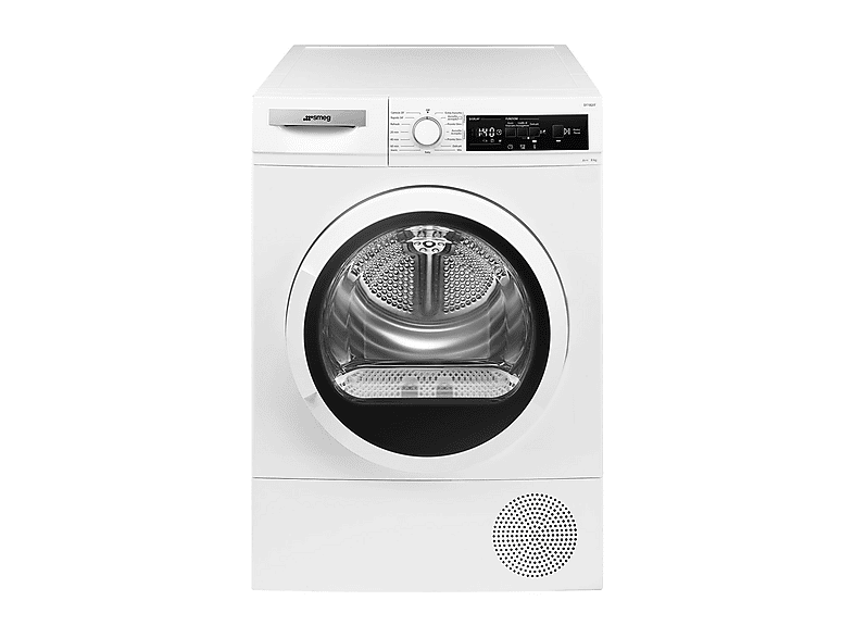 ASCIUGATRICE SMEG DT1T08E A pompa di calore, 8 kg, profondità 52,5 cm, 64 dB(A), Bianco, Classe E