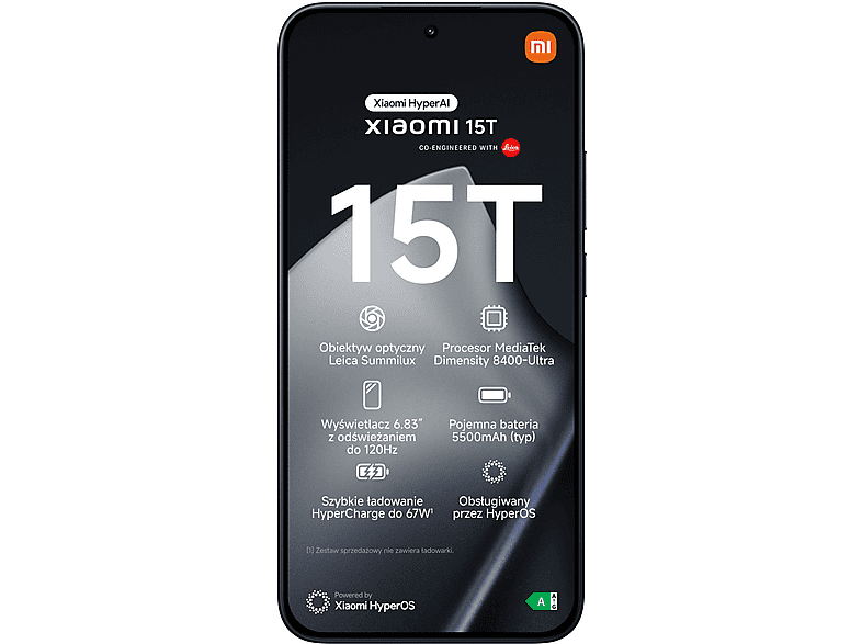 Xiaomi 15T 5G 12/512GB czarny – zdjęcie 2