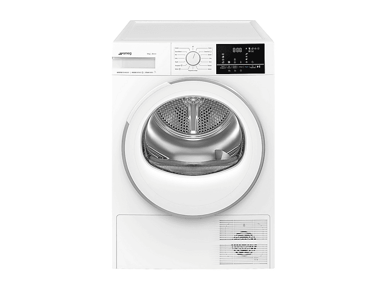 ASCIUGATRICE SMEG DN10SEC A pompa di calore, 10 kg, profondità 67,1 cm, 64 dB(A), Bianco, Classe C