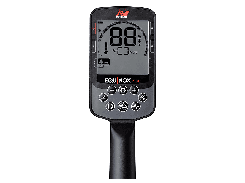 Thumbnail - MINELAB Equinox 700 zusammenklappbar, wasserdichter Metalldetektor, Schwarz
