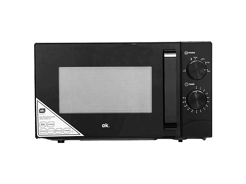 OK. OMW 2024-1 B, Solo Mikrowelle (700 Watt)