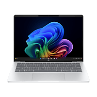 MediaMarkt HP OmniBook 5 14-he0001nd - 14 inch - OLED - 2K - Qualcomm Snapdragon X1-26-100 - 16 GB - 512 GB - Adreno™ Onboard Graphics aanbieding