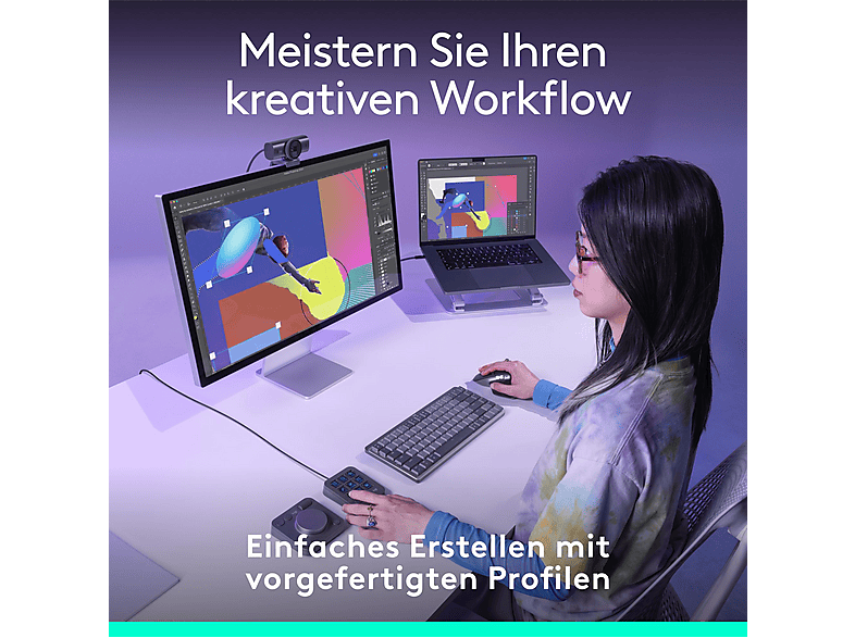 LOGITECH MX Creative Console, Graphite