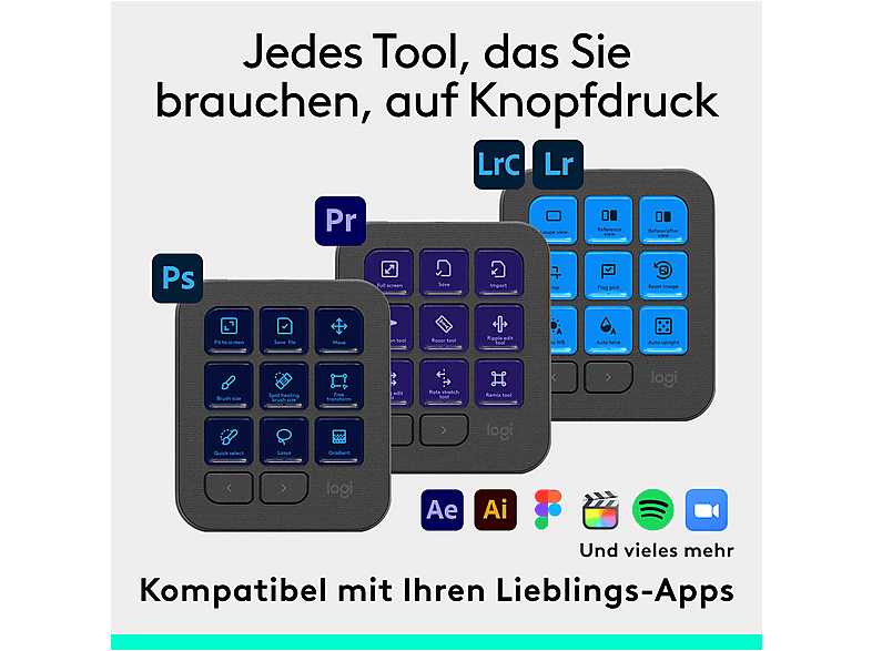 LOGITECH MX Creative Console, Graphite