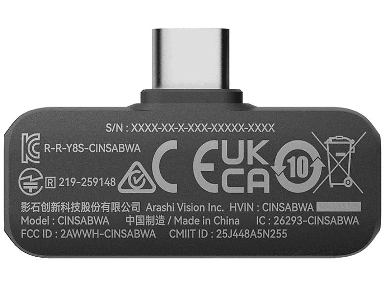 Insta 360 Mic Air (1 TX + 1 RX), Schwarz; Mikrofon — Foto 5 von 5