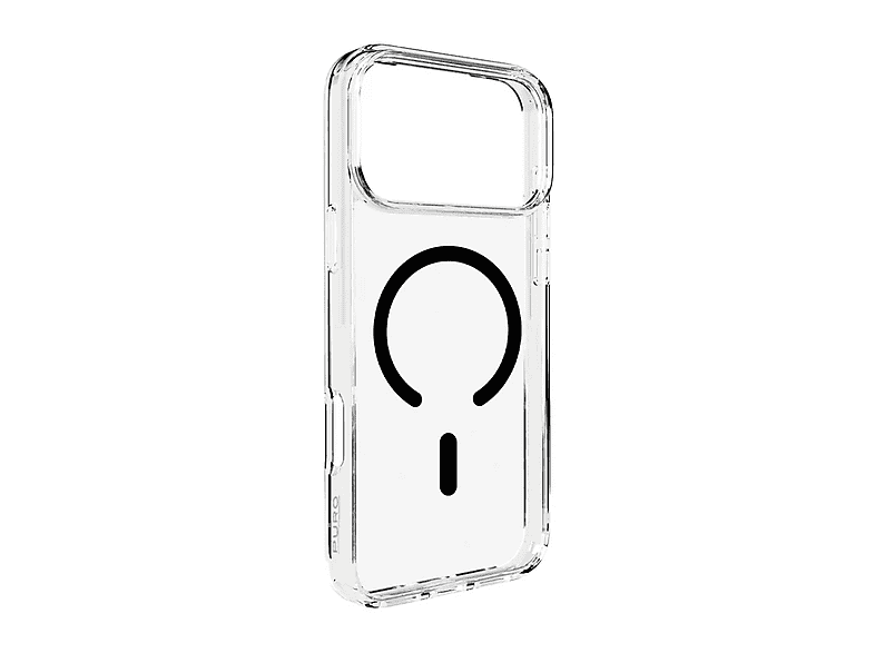 Puro Lite Mag Backcover, für Apple iPhone 17 Pro Max / 18 Pro Max, Transparent Schwarz; Schutzhülle
