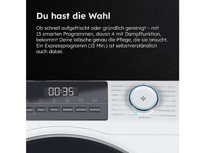 HAIER HW70-BP14929 I-Pro Series 1 Waschmaschine (7 kg, 1330 U/Min., A)