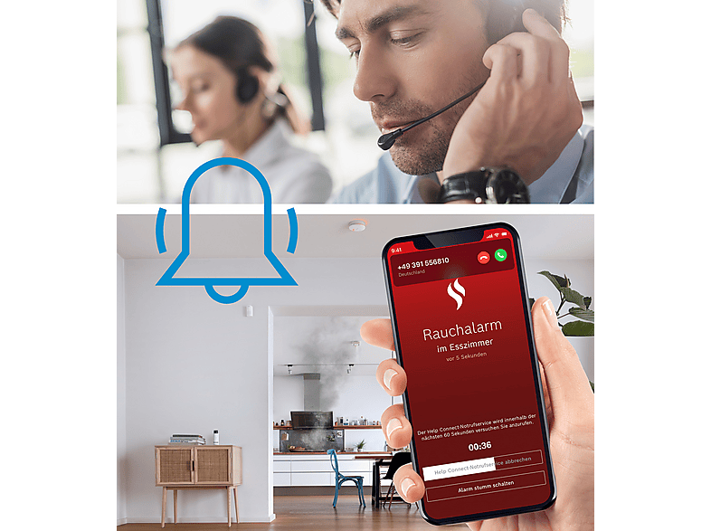 Thumbnail - BOSCH 3 Rauchwarnmelder - Starterset