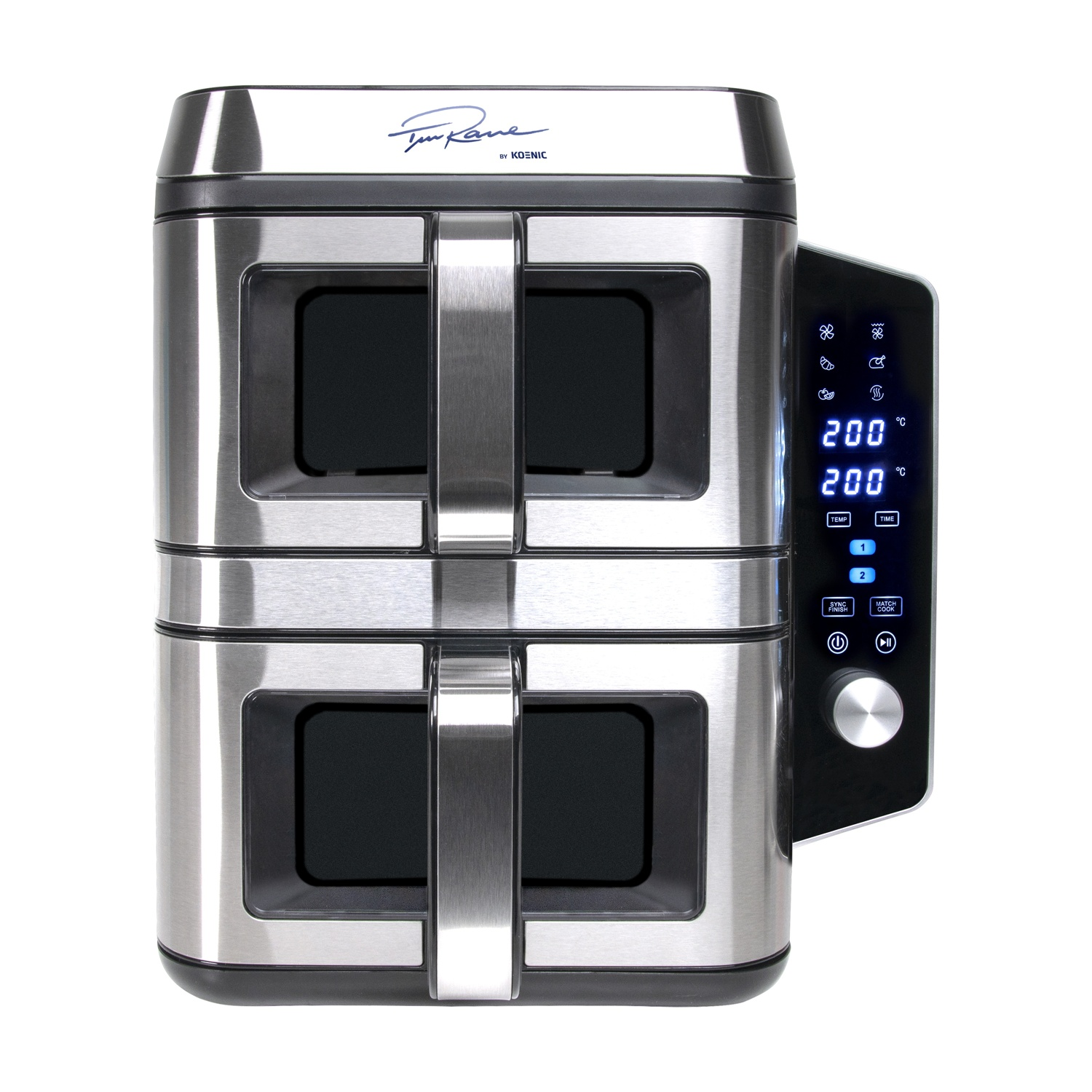 Koenic Ktaf-Tr 9122425 Friggitrice AD Aria, capacità 9 l, Max potenza 2400 W, 6 programmi, da 40 °C a 240