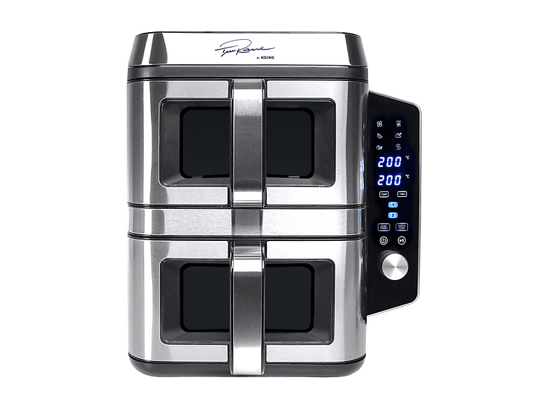 KOENIC KTAF-TR 9122425 FRIGGITRICE AD ARIA, capacità 9 l, Max potenza 2400 W, 6 programmi, da 40 °C a 240 °C, Grey