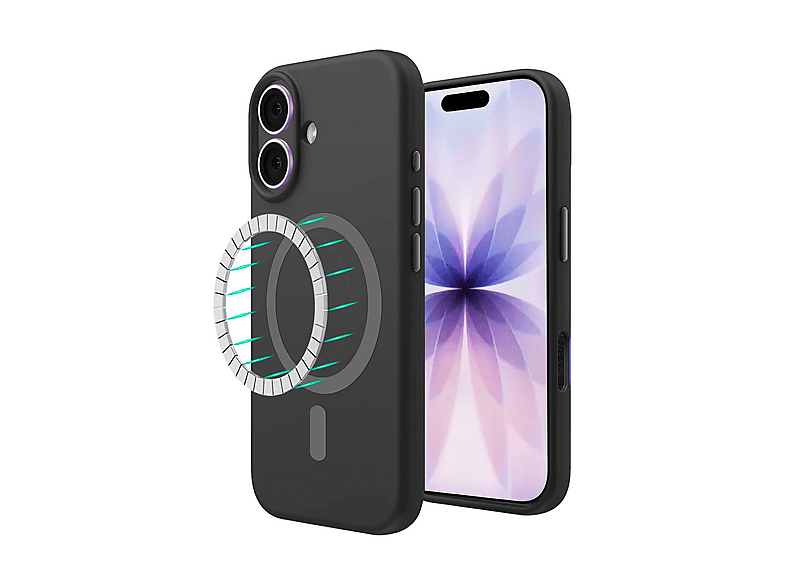 ISY Cover magnetica COVER MAGSAFE per Apple iPhone 17, Nero