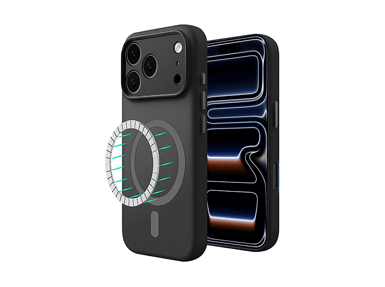 ISY Cover magnetica COVER MAGSAFE per Apple iPhone 17 Pro / 18 Pro, Nero