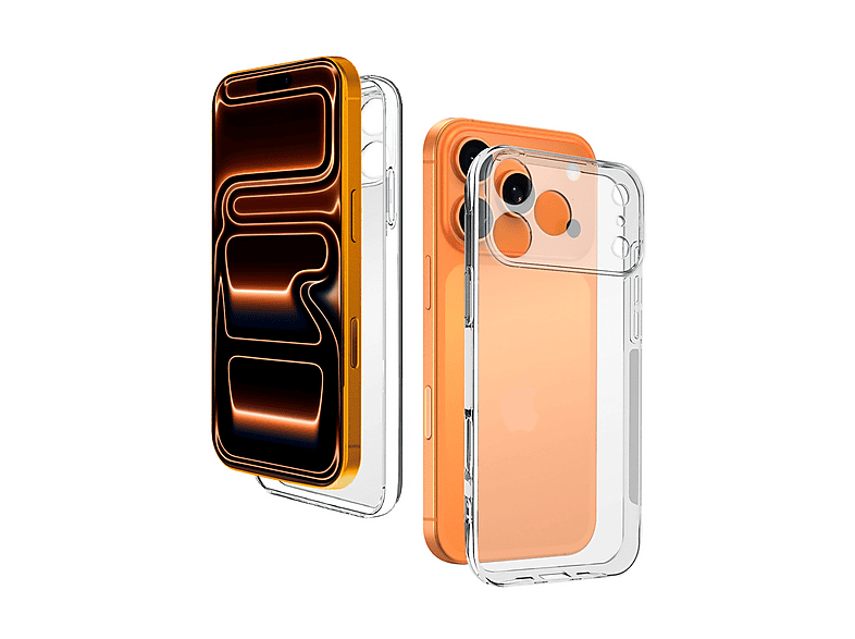 ISY Cover TPU Cover per iPhone 17 Pro Max, Trasparente