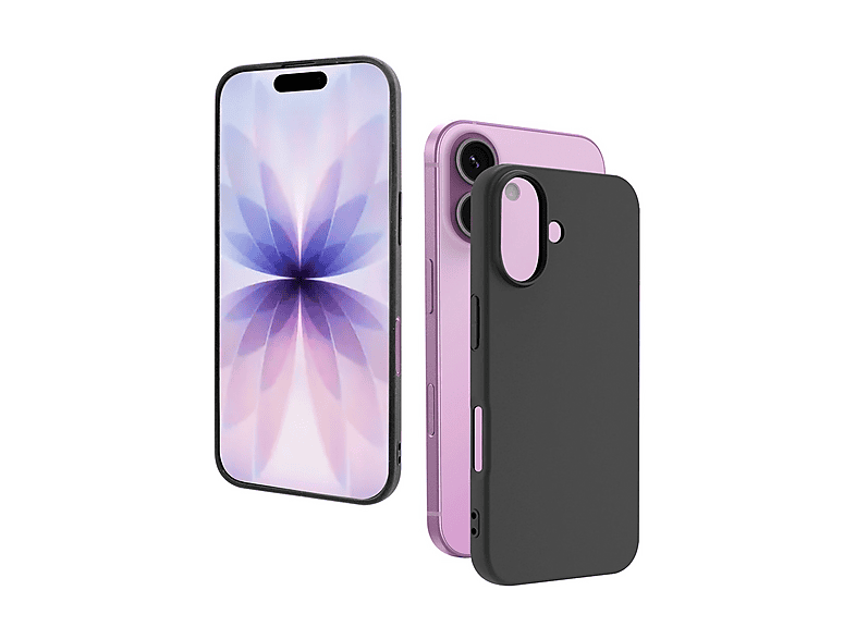 ISY Cover TPU Cover per iPhone 17, Nero