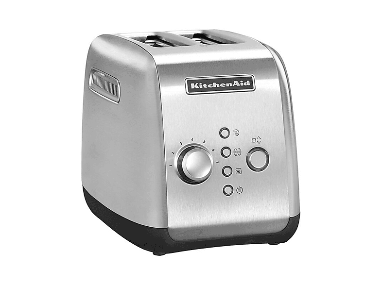 Tostapane KITCHENAID 5KMT221ESX, Potenza 1100 W, Numero di fessure per tostare 2, Livelli tostatura 7 , Sistema sollevamento, Funzione scongelamento, Raccoglitore briciole, inox