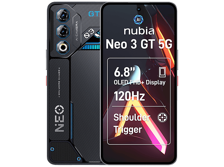 NUBIA Neo 3 GT 5G 256 GB Interstellar Gray Dual SIM