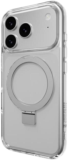 SWITCHEASY MagStand M MagSafe iPhone 17 Pro tok kitámasztóval, átlátszó (SPH17P171TR25)