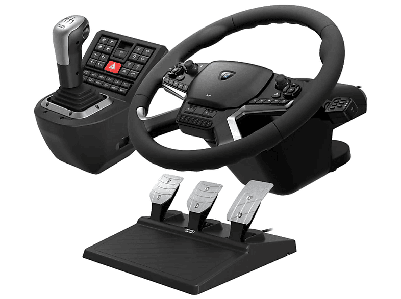 Volante - Hori HPC-044E, PC, Force Feedback, Antideslizante , Negro