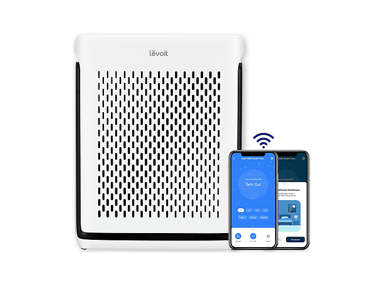 Purificatore D'aria Levoit Vital 100S, Filtro Hepa rimuove fino al 99,97% di polline e polvere, 32 w, 4 velocità, controllo remoto