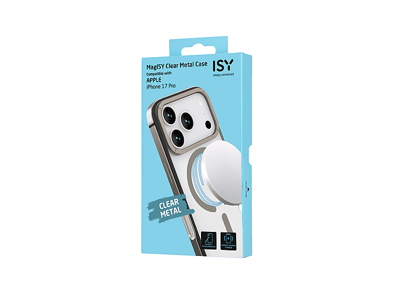 Thumbnail - ISY -7006, Backcover, Apple, iPhone 17 Pro, Metallic / transparent