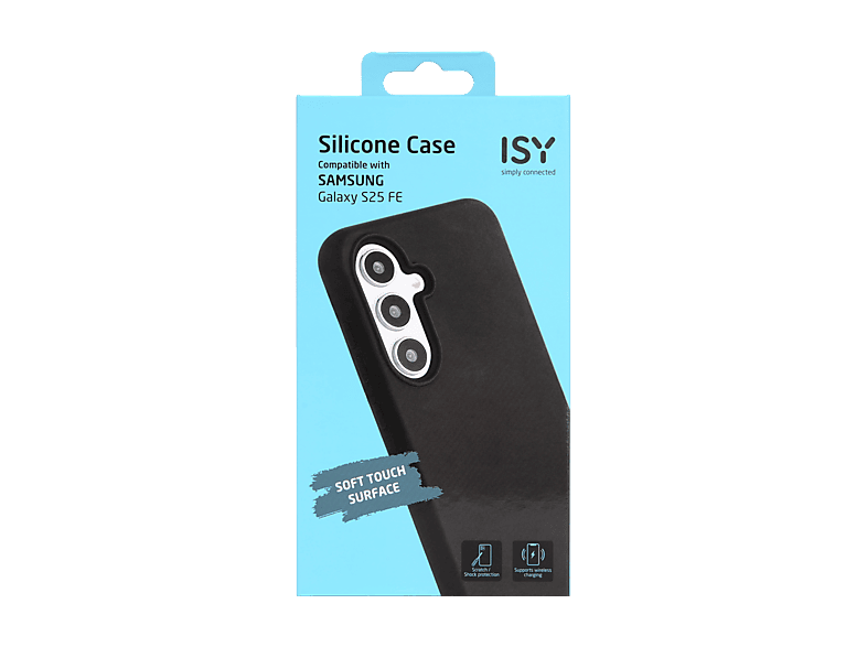 Thumbnail - ISY -2380 Silicone, Backcover, Samsung, Galaxy S25 FE, Schwarz